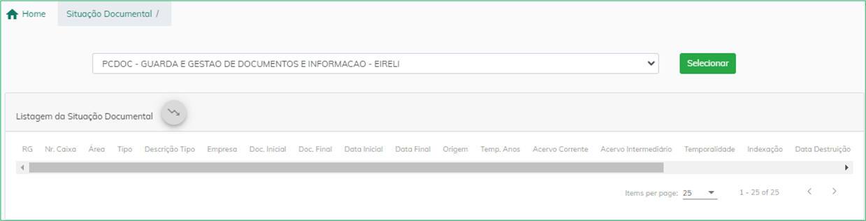 Relatório de Eliminação